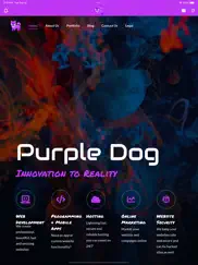 purple dog technologies iPad Captures Décran 1