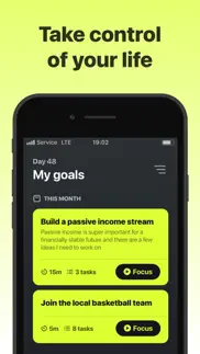 ultra focus - reach your goals iphone capturas de pantalla 1