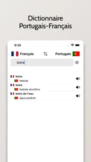 dictionnaire portugais iPhone Captures Décran 2