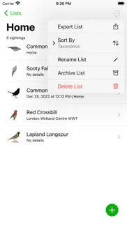 life list by natureguides iphone capturas de pantalla 4