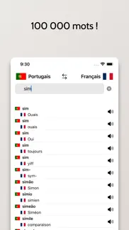 dictionnaire portugais iPhone Captures Décran 3