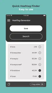 hashtag search and generator iphone images 1