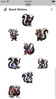 skunk stickers iPhone Captures Décran 3