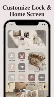 iconchic-aesthetic icons theme iPhone Captures Décran 1
