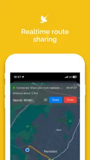 snail - realtime route sharing iphone resimleri 2