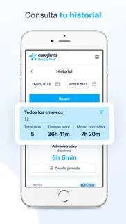 control horario eurofirms iphone capturas de pantalla 4