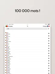 dictionnaire portugais iPad Captures Décran 3