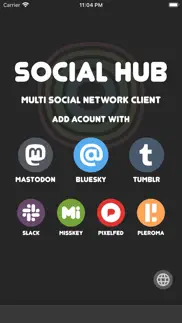 socialhub - socialmedia client iphone images 1