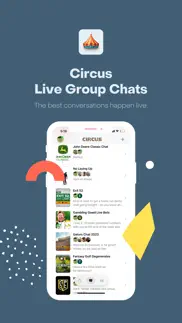 circus - live group chat iPhone Captures Décran 1