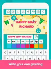 happy birthday cards maker . ipad images 3