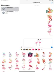 flamingo tropical stickers ipad images 4