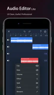 audio editor lite -sound maker iphone bildschirmfoto 1