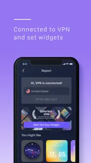 colorset vpn - safe widgets iphone resimleri 2