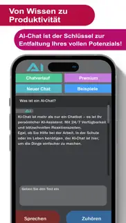 ki chat - chatbot deutsch iphone bildschirmfoto 3