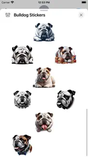 bulldog stickers iphone capturas de pantalla 3
