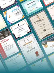 certificate maker, ecard maker ipad images 2