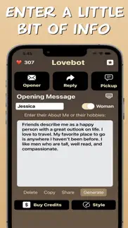 ai text response lovebot aura iphone images 1