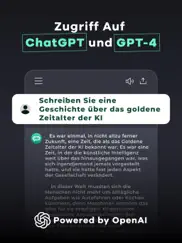 genie - ai chatbot deutsch ipad bildschirmfoto 2