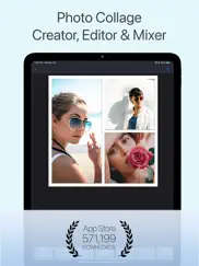 photo collage maker + pic grid editor & add frame ipad images 1