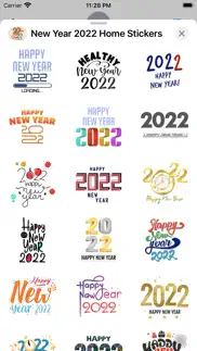 new year 2022 home stickers iphone images 3