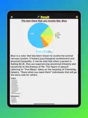 true colours personality test iPad Captures Décran 4