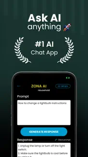 zona ai chatbot writing help 3 iphone images 1