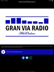 gran via radio fm barcelona iPad Captures Décran 1