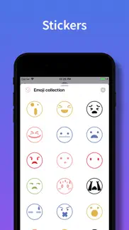 emojis stickers for imessage iphone resimleri 1