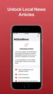 nqsubblock - block sub banner iPhone Captures Décran 1