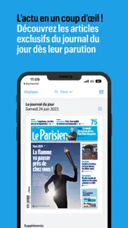 journal le parisien iPhone Captures Décran 1