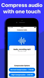 audio compressor - mp3 shrink iphone images 2