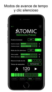 atomic metronome iphone capturas de pantalla 2
