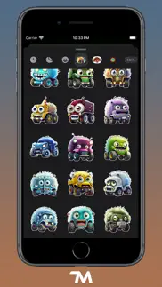 monster trucks stickers iphone images 3