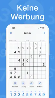 sudoku - keine werbung sudoku iphone bildschirmfoto 2