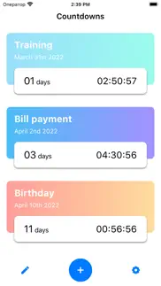 countdown - events timer iphone capturas de pantalla 1