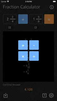 fraction calculator - math iphone images 2