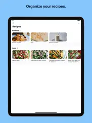 recipe saver: organize meals ipad images 1