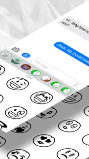 emoji faces doodle sticker set iphone images 2