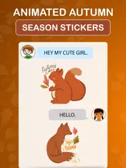 animated autumn season sticker ipad images 2