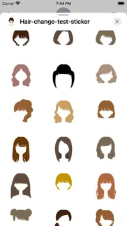 various hairstyle stickers iphone images 1