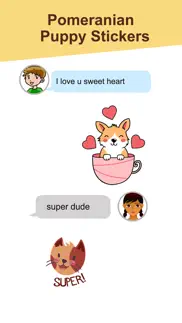 pomeranian puppy stickers cute iphone images 2