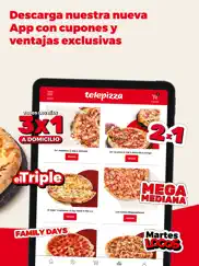 telepizza pizza y pedidos ipad capturas de pantalla 3