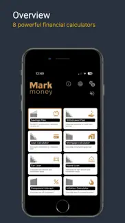 financial calculator markmoney iphone capturas de pantalla 1