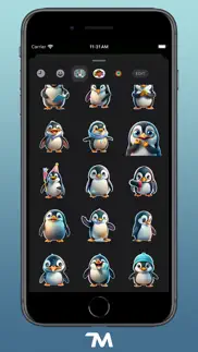 polar penguin stickers iphone images 3