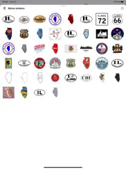 illinois emojis - usa stickers ipad images 1