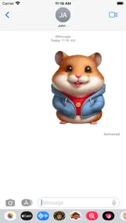 hamster stickers iphone capturas de pantalla 4