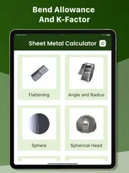 sheet metal calculator айпад изображения 4