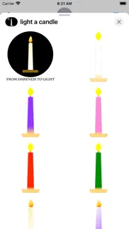 light a candle stickers iphone images 2