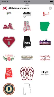 alabama emoji - usa stickers iphone images 3