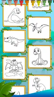 dinosaurs coloring book game iphone images 1